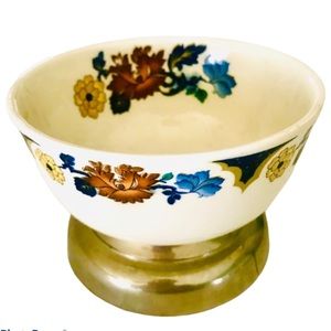 KISMET MYOTT-MEAKIN Rust Floral Bowl Staff…